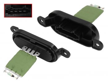 Резистор мотора отопителя VW AMOROK 10-MULTIVAN 03-15TOUAREG 02-10 SAT ST-495-0018