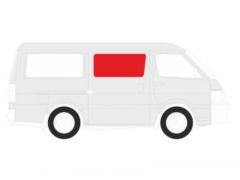Стекло кузова боковое (не опускное) (Справа Цвет зеленый) Volkswagen Transporter 90-03  Caravelle XYG VW-T4-SL SF/RH/X