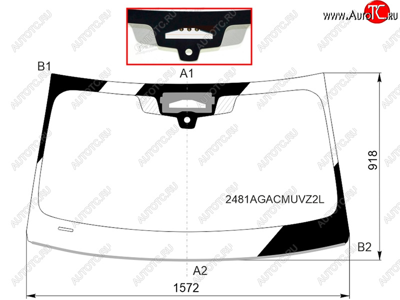 27 649 р. Стекло лобовое (Три камеры Датчик дождя Проекция Молдинг) BMW 7-Series 19-23 FUYAO 2481AGACMUVZ2L  с доставкой в г. Вологда