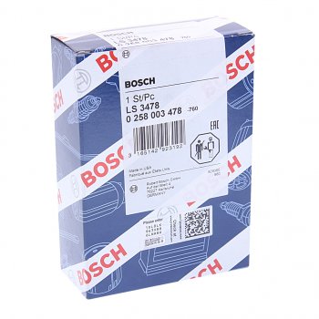 7 449 р. Датчик кислорода VW AUDI SEAT SKODA BOSCH BOSCH 0258003478  с доставкой в г. Вологда. Увеличить фотографию 2