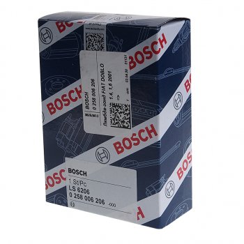 4 399 р. Датчик кислорода ALFA ROMEO 147 (01-) IVECO BOSCH BOSCH 0258006206  с доставкой в г. Вологда. Увеличить фотографию 2