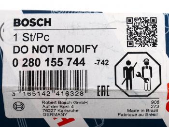 7 549 р. Форсунка MERCEDES ML (W163) топливная BOSCH BOSCH 0280155744  с доставкой в г. Вологда. Увеличить фотографию 6