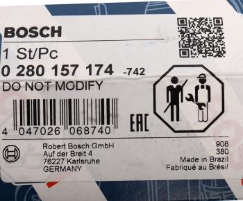 4 299 р. Форсунка KIA Ceed (06-),Cerato (06-) BOSCH BOSCH 0280157174 BOSCH 0280157174  с доставкой в г. Вологда. Увеличить фотографию 6