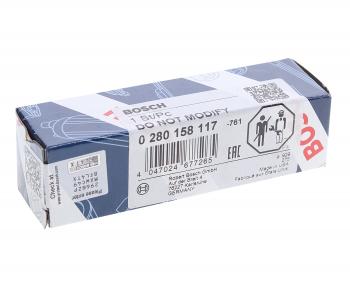 4 949 р. Форсунка VW Passat (96-05) топливная BOSCH BOSCH 0280158117 BOSCH 0280158117  с доставкой в г. Вологда. Увеличить фотографию 3
