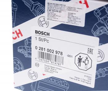 16 749 р. Датчик массового расхода воздуха MERCEDES Sprinter (09-) BOSCH BOSCH 0281002978  с доставкой в г. Вологда. Увеличить фотографию 6