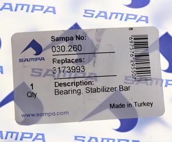 379 р. Втулка стабилизатора VOLVO FH переднегозаднего (71x76.5x48x76.5мм) SAMPA SAMPA 030.260  с доставкой в г. Вологда. Увеличить фотографию 3