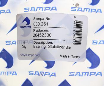 1 069 р. Втулка стабилизатора VOLVO FH12,13,16,FM9,12,13 заднего SAMPA SAMPA 030.261  с доставкой в г. Вологда. Увеличить фотографию 3