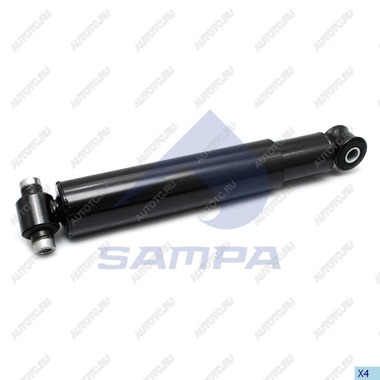 3 299 р. Амортизатор VOLVO FM,FH задний (470780 16х100 20х50 OO) SAMPA SAMPA 033.457-01  с доставкой в г. Вологда