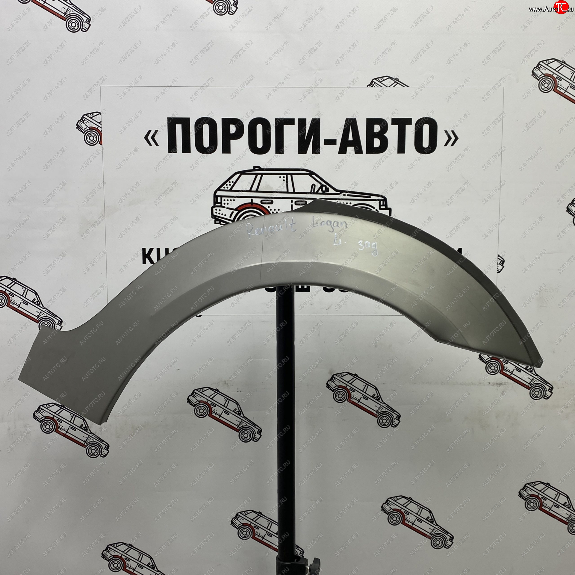 2 199 р. Ремонтные арки задних крыльев (Левая арка) Пороги-Авто Renault Logan 2 дорестайлинг (2014-2018) (холоднокатаная сталь 0,8мм)  с доставкой в г. Вологда