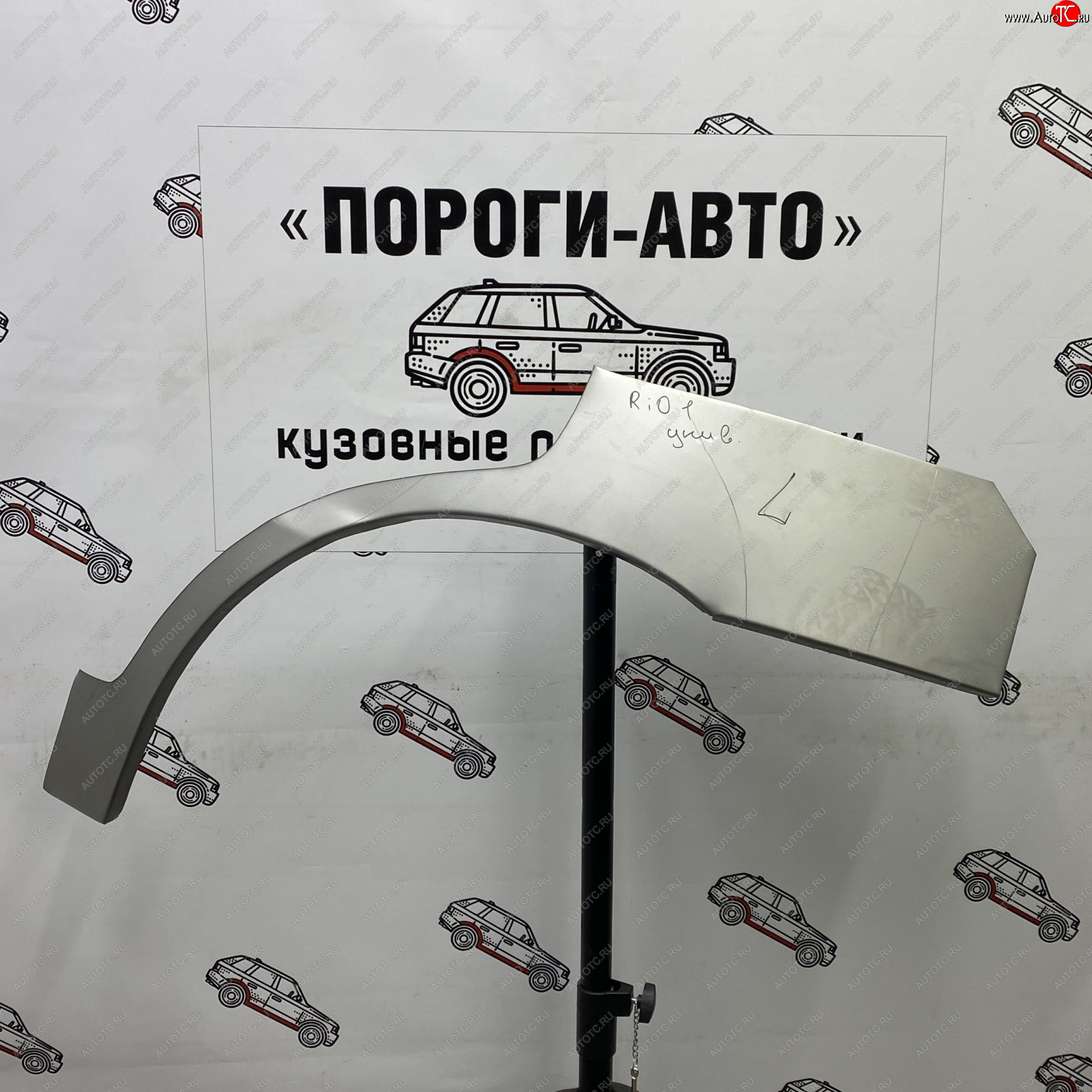2 199 р. Ремонтные арки задних крыльев (Правая арка) Пороги-Авто KIA Rio 1 DC дорестайлинг седан (2000-2002) (холоднокатаная сталь 0,8мм)  с доставкой в г. Вологда