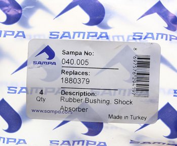 71 р. Втулка амортизатора SCANIA 92-147,6 series переднегозаднего SAMPA SAMPA 040.005  с доставкой в г. Вологда. Увеличить фотографию 2