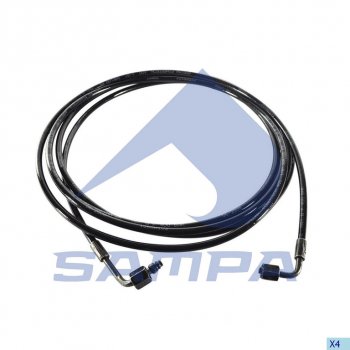 Шланг SCANIA подъема кабины L=4145мм SAMPA SAMPA 041.041