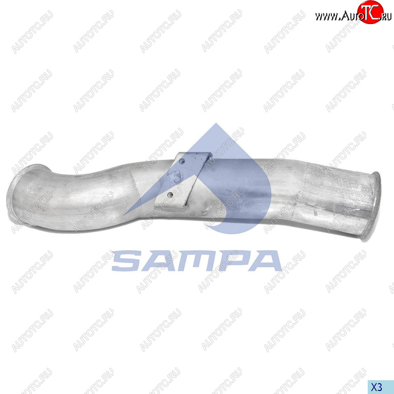 5 999 р. Труба выхлопная глушителя SCANIA SAMPA SAMPA 041.243  с доставкой в г. Вологда