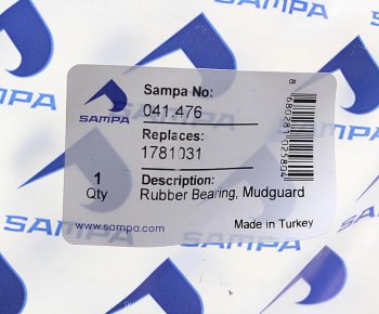 449 р. Втулка SCANIA 6 series кронштейна крыла SAMPA SAMPA 041.476  с доставкой в г. Вологда. Увеличить фотографию 3