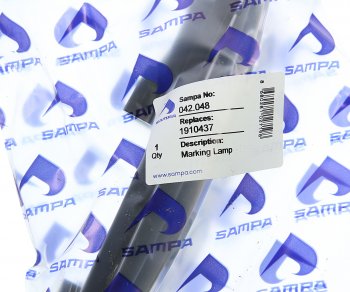 1 479 р. Фонарь габаритный SCANIA P,G,R,T series диодный белый (в козырек) SAMPA SAMPA 042.048  с доставкой в г. Вологда. Увеличить фотографию 3