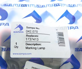 899 р. Фонарь габаритный SCANIA 4 series желтый светодиодный (патрон овальный) SAMPA SAMPA 042.070  с доставкой в г. Вологда. Увеличить фотографию 3