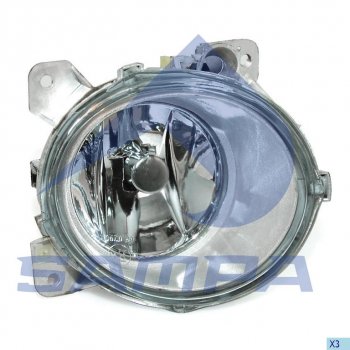 Фара противотуманная SCANIA 4,P,G,R,T series левая наружная SAMPA SAMPA 042.074