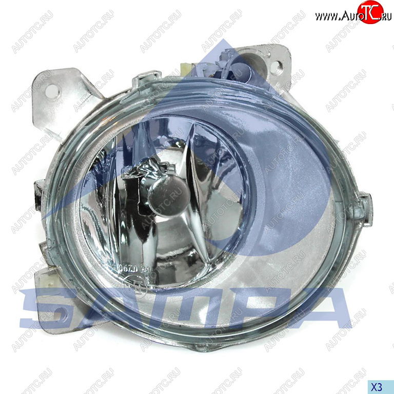 2 599 р. Фара противотуманная SCANIA 4,P,G,R,T series левая наружная SAMPA SAMPA 042.074  с доставкой в г. Вологда