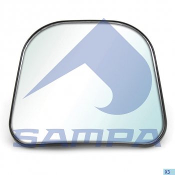 629 р. Элемент зеркальный SCANIA 124,144 с подогревом (малое) SAMPA SAMPA 042.111  с доставкой в г. Вологда. Увеличить фотографию 4