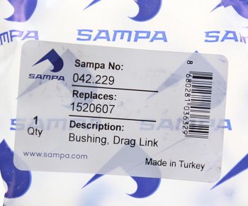 319 р. Втулка SCANIA тяги рулевой продольной SAMPA SAMPA 042.229  с доставкой в г. Вологда. Увеличить фотографию 3