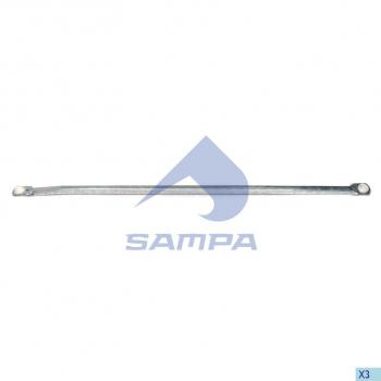 Тяга SCANIA 4 series трапеции стеклоочистителя L=765мм (от мотора к левому шарниру) SAMPA SAMPA 042.336