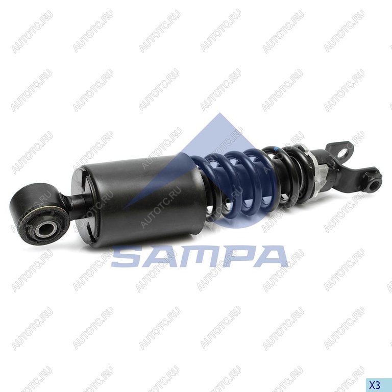 3 369 р. Амортизатор SCANIA кабины задний SAMPA SAMPA 043.161-01  с доставкой в г. Вологда