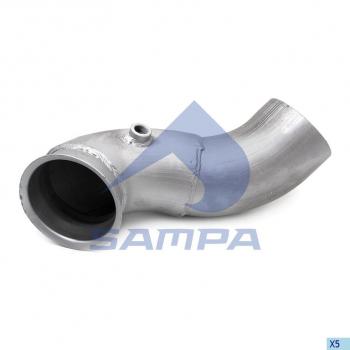 Труба приемная глушителя SCANIA передняя SAMPA SAMPA 044.090