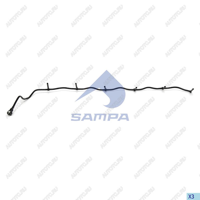 2 759 р. Трубка SCANIA P,G,R,T series системы охлаждения (для прокачки) SAMPA SAMPA 044.173  с доставкой в г. Вологда
