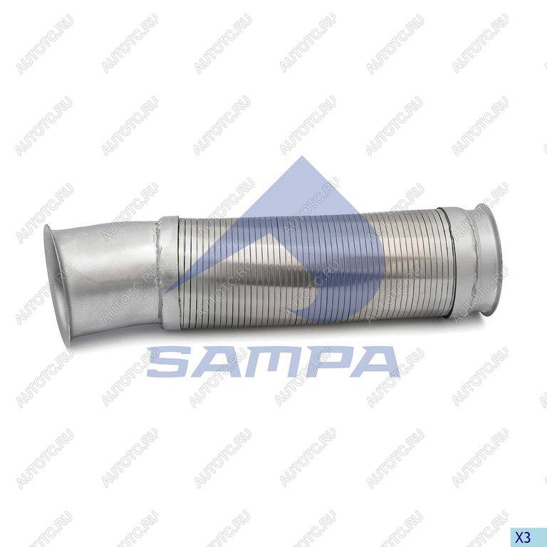 7 999 р. Труба приемная глушителя SCANIA P,G,R,T series передняя SAMPA SAMPA 044.276  с доставкой в г. Вологда