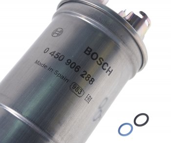 2 049 р. Фильтр топливный VW AUDI A4 (00-08) SKODA (1.9/2.0 TDI) FIAT Punto (94-99) (1.7 TD) BOSCH BOSCH 0450906374 BOSCH 0450906374  с доставкой в г. Вологда. Увеличить фотографию 2