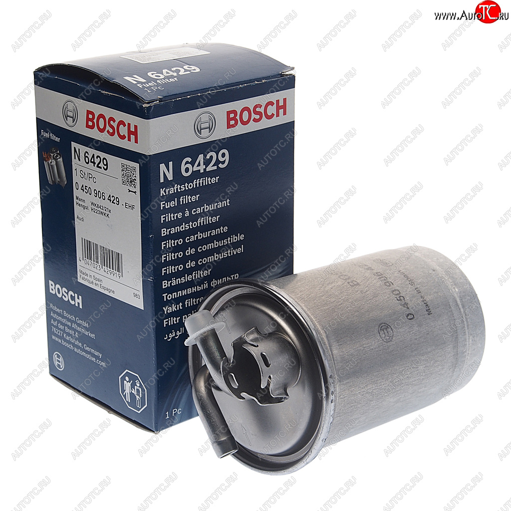 1 959 р. Фильтр топливный AUDI A6 BOSCH BOSCH 0450906429 BOSCH 0450906429  с доставкой в г. Вологда