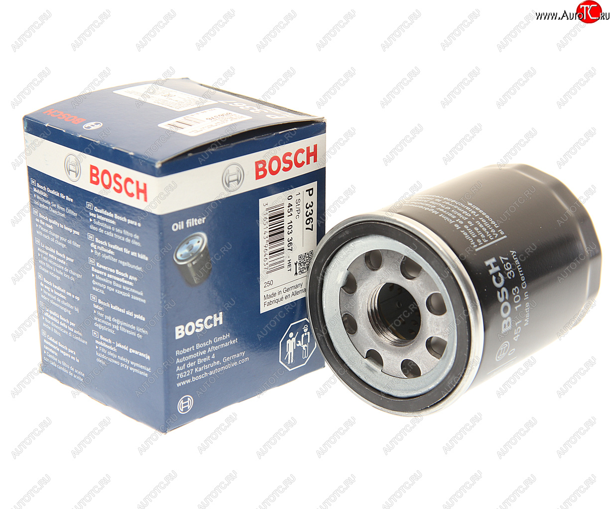 1 599 р. Фильтр масляный LAND ROVER Range Rover Sport BOSCH BOSCH 0451103367 BOSCH 0451103367  с доставкой в г. Вологда