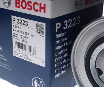 1 149 р. Фильтр масляный VW T4 (90-03) AUDI 100 (83-94) BOSCH BOSCH 0451203223 BOSCH 0451203223  с доставкой в г. Вологда. Увеличить фотографию 2