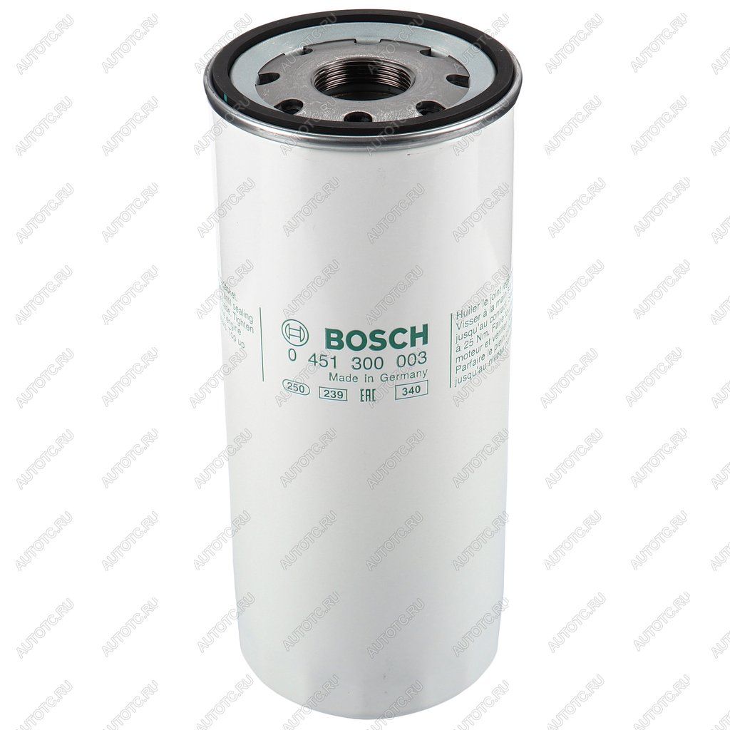 1 569 р. Фильтр масляный VOLVO 6FL,7FL,10FL,12F,12FH,12FL,16FL BOSCH BOSCH 0451300003  с доставкой в г. Вологда