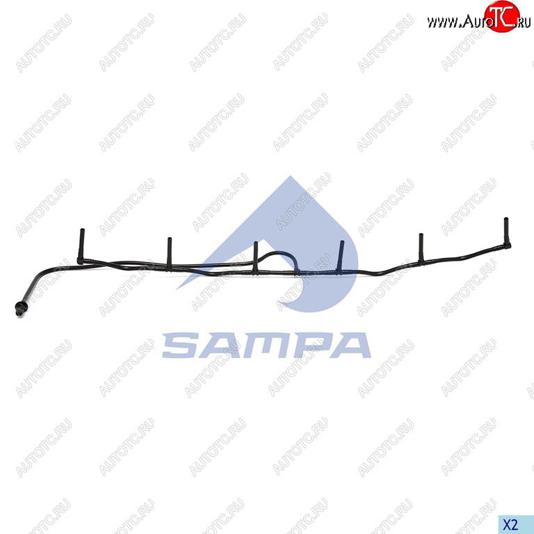 2 199 р. Трубка топливная SCANIA P,G,R,T series (для прокачки) SAMPA SAMPA 045.198  с доставкой в г. Вологда