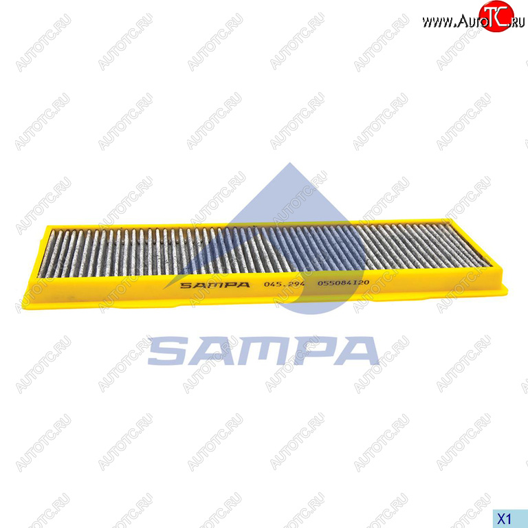 579 р. Фильтр воздушный салона SCANIA P,G,R,T SAMPA SAMPA 045.294  с доставкой в г. Вологда