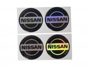 Эмблема диска колесного NISSAN (6см) комплект 4шт. AUTOSTICKERS 04683041711