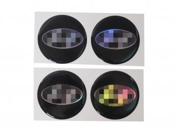 Эмблема диска колесного HYUNDAI (6см) комплект 4шт. AUTOSTICKERS 04685041375