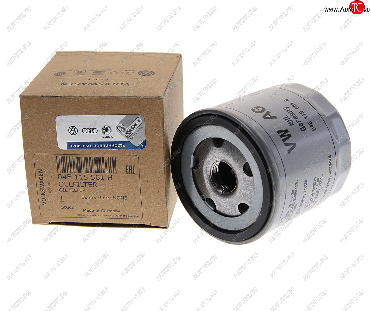 3 199 р. Фильтр масляный VW Golf (12-),Polo (12-) AUDI A3 (12-) SEAT Leon SKODA Octavia OE VAG 04e115561h  с доставкой в г. Вологда