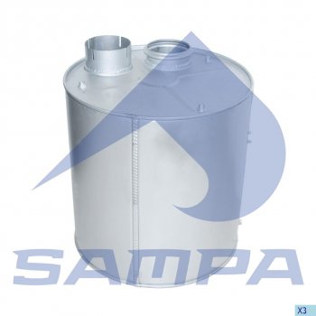 Глушитель DAF 95XF SAMPA SAMPA 050.450