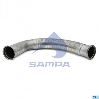 Труба приемная глушителя DAF с гофрой SAMPA SAMPA 050.462
