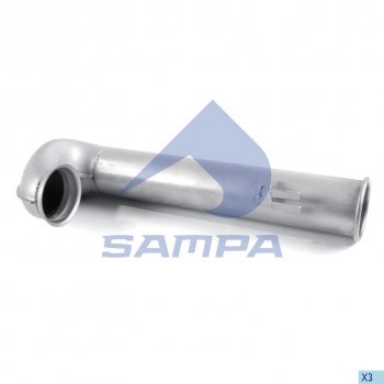 Труба приемная глушителя DAF CF 75 (01-) SAMPA SAMPA 050.486