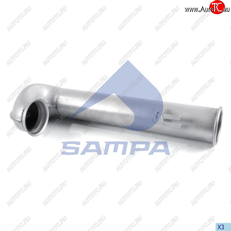 6 649 р. Труба приемная глушителя DAF CF 75 (01-) SAMPA SAMPA 050.486  с доставкой в г. Вологда