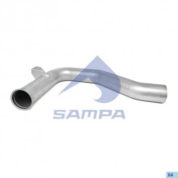 Труба промежуточная глушителя DAF XF95 SAMPA SAMPA 051.005