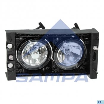 Фара противотуманная DAF XF95,CF65,CF75,CF85,LF45,LF55 левая SAMPA SAMPA 051.086