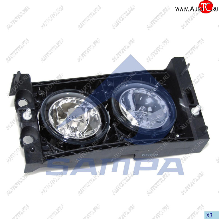 3 399 р. Фара противотуманная DAF XF95,CF65,CF75,CF85,LF45,LF55 правая SAMPA SAMPA 051.087  с доставкой в г. Вологда