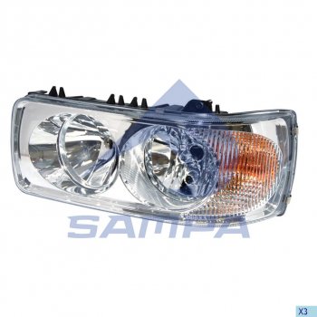 Фара DAF CF,XF65,75,85,95,105 левая SAMPA SAMPA 051.088