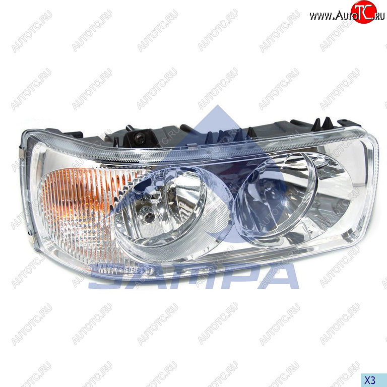 5 999 р. Фара DAF XF95,CF65,CF75,CF85 (03-) правая SAMPA SAMPA 051.089  с доставкой в г. Вологда