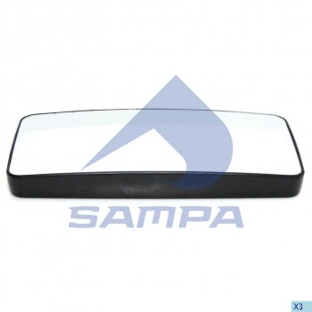 1 199 р. Элемент зеркальный DAF XF,CF MAN F2000 левыйправый с подогревом SAMPA SAMPA 051.118  с доставкой в г. Вологда. Увеличить фотографию 4