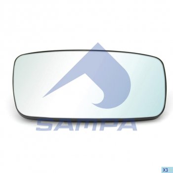 Элемент зеркальный DAF XF105 основной с подогревом левыйправый SAMPA SAMPA 051.129